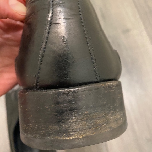 Canali Black Leather Men's Oxfords - Picture 16 of 16